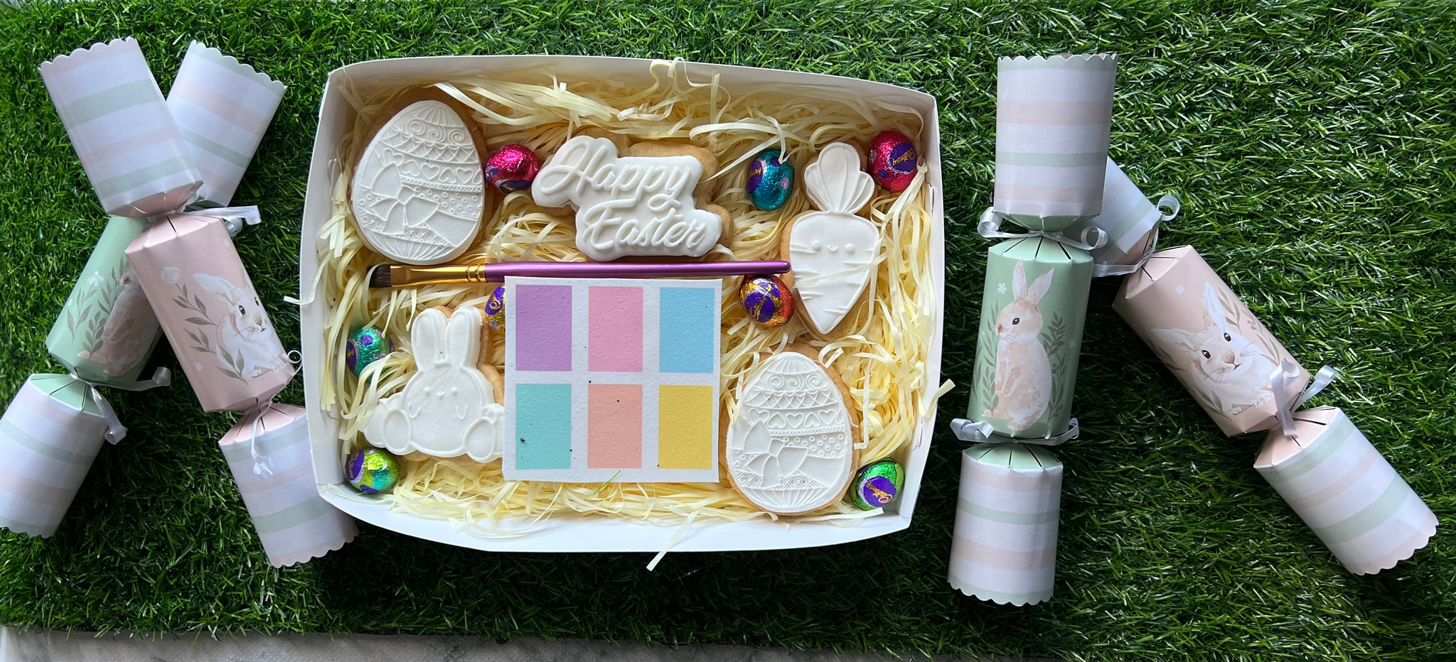 Paint your own cookie box- Easter